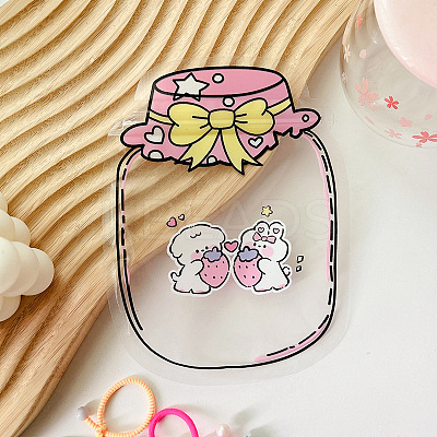 Cartoon Bottle Plastic Resealable Bags PW-WG35039-03-1