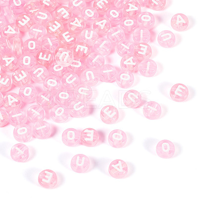 100Pcs 5 Styles Transparent Acrylic Beads TACR-TA0001-54B-1