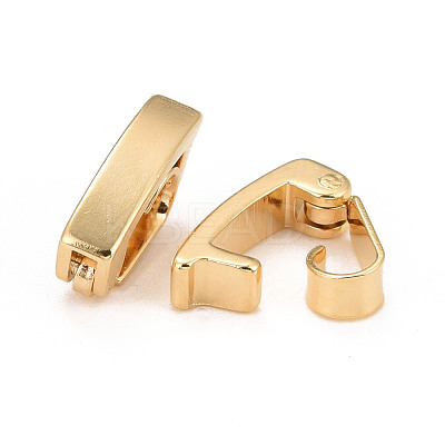 Eco-Friendly Brass Watch Band Clasps KK-M225-26G-C-1