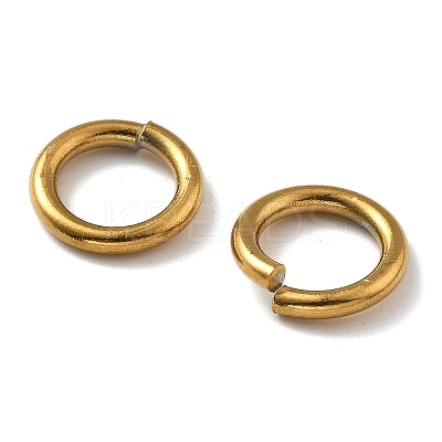 Ion Plating(IP) 304 Stainless Steel Open Jump Rings STAS-M081-02G-04-1