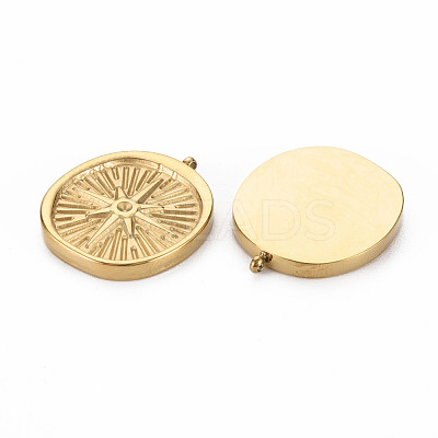 Ion Plating(IP) 304 Stainless Steel Pendant Rhinestone Settings STAS-N097-097LG-NR-1
