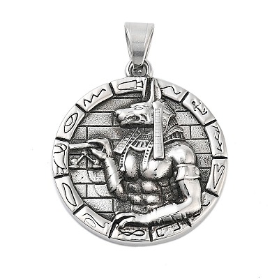 304 Stainless Steel Pendants STAS-S143-09-1