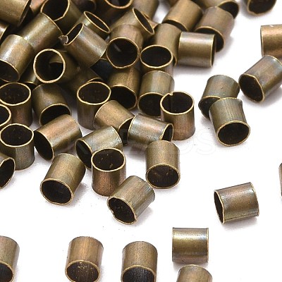 Brass Crimp Beads KK-S068-AB-LF-1