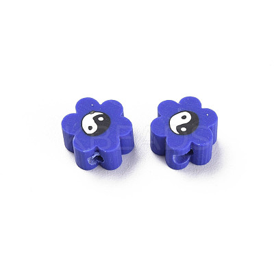 Handmade Polymer Clay Beads CLAY-N008-027E-1