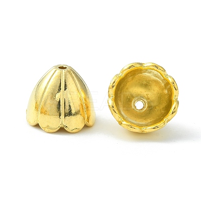 Tibetan Style Alloy Bead Caps TIBE-5211-G-LF-1