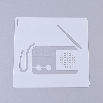 Plastic Drawing Stencil for Kids Teen Boys Girls DIY-D023-13S-1