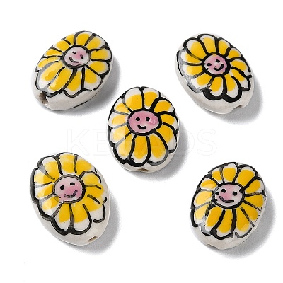 Handmade Porcelain Beads PORC-G011-04C-1