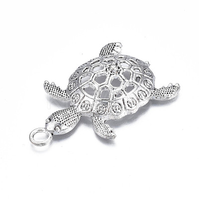 Tibetan Style Alloy Big Pendants TIBE-N010-52AS-1