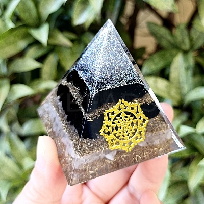 Orgonite Pyramid Resin Energy Generators PW-WG899BD-01-1