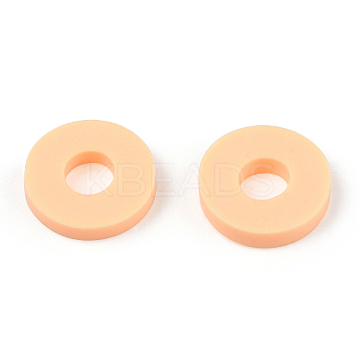 Handmade Polymer Clay Beads Strands CLAY-R089-6mm-122-1