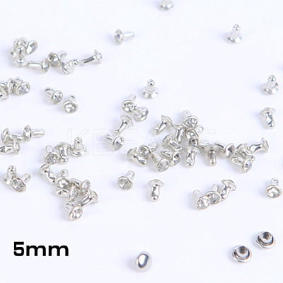 Brass Rhinestone Rivets KK-WH0035-13A-1