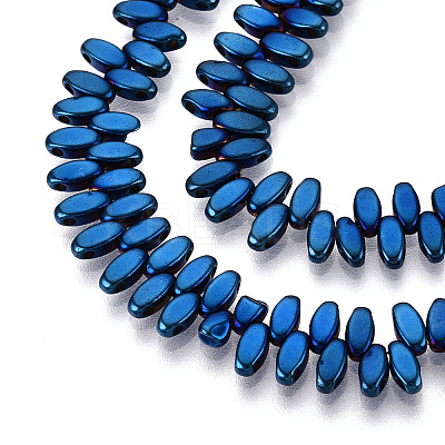 Electroplated Synthetic Non-magnetic Hematite Beads Strands G-T139-65E-1