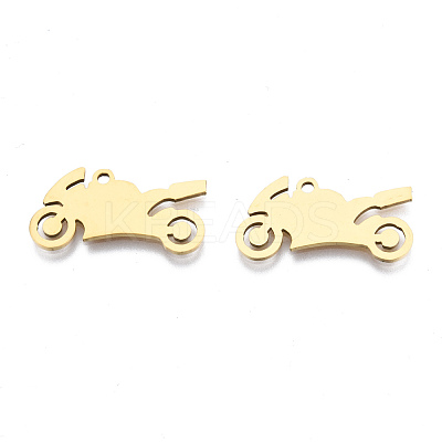 Ion Plating(IP) 201 Stainless Steel Pendants STAS-T044-238G-1