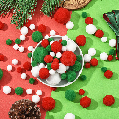 3 sets Polyester Ball Decoration DIY-SC0031-26A-1