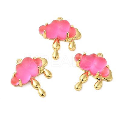 Translucent Resin Pendants KK-C023-04A-1
