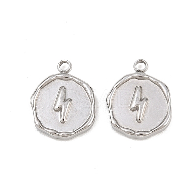 304 Stainless Steel Pendants STAS-B108-01P-02-1