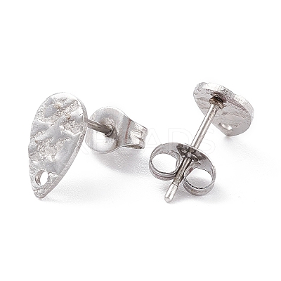 Non-Tarnish 304 Stainless Steel Stud Earring Findings LS-STAS-L216-47P-1