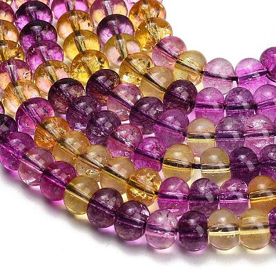 Dyed Imitation Gemstone Glass Beads Strands GL-Z001-03B-08-1