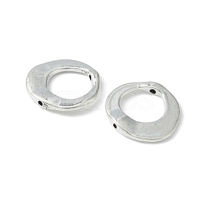 Tibetan Style Irregular Ring Bead Frames LF10246Y-1