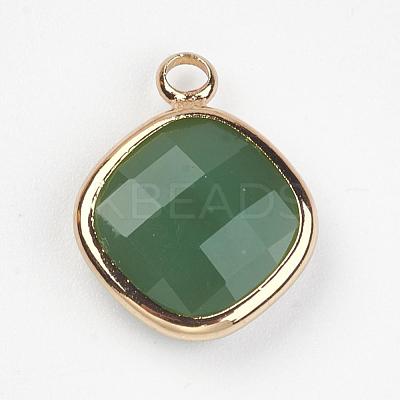 Glass Charms GLAA-E025-12-1