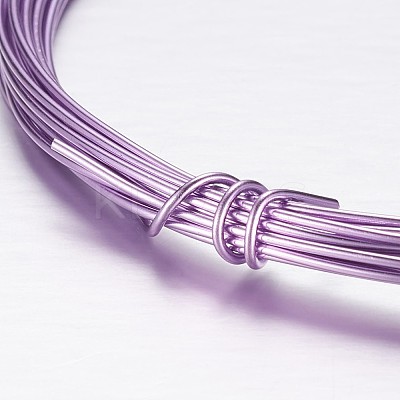 Round Aluminum Craft Wire AW-D009-0.8mm-10m-22-1