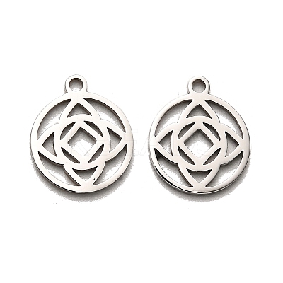Non-Tarnish 316 Surgical Stainless Steel Charms STAS-H190-03P-02-1