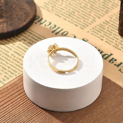304 Stainless Steel Adjustable Rings for Women LS-RJEW-F169-01G-02-1