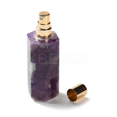 Natural Amethyst Perfume Bottle G-B131-04B-02-1