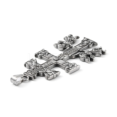 304 Stainless Steel Big Pendants STAS-K255-01AS-1