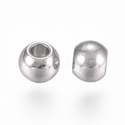 Tarnish Resistant 316 Surgical Stainless Steel Beads STAS-I144-01A-1