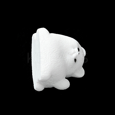 Resin Dog Figurines Ornament DJEW-E014-02B-1