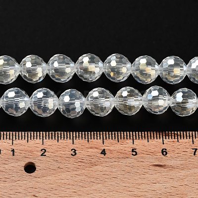 Electroplate Glass Bead Strands X-EGLA-R040-10mm-15-1
