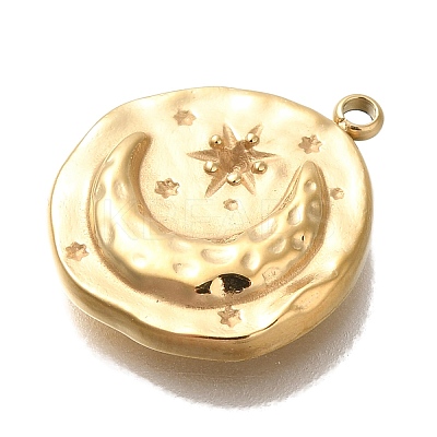 Ion Plating(IP) 304 Stainless Steel Pendant Rhinestones Setting STAS-P371-051G-1