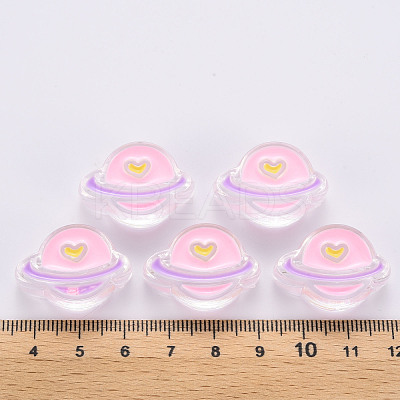 Transparent Acrylic Beads X-MACR-S374-02A-01-1