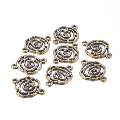 Tibetan Style Links connectors LS-TIBEB-EA10947YKG-AB-LF-1