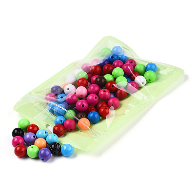 Macaron Color Plastic Yin-yang Resealable Bags OPP-N001-01E-06-1