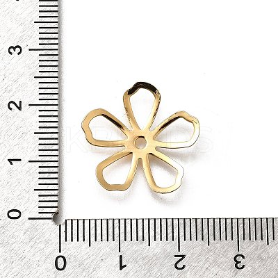 Brass Bead Caps KK-K378-79G-1