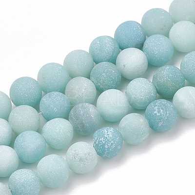 Natural Amazonite Beads Strands G-T106-189-1