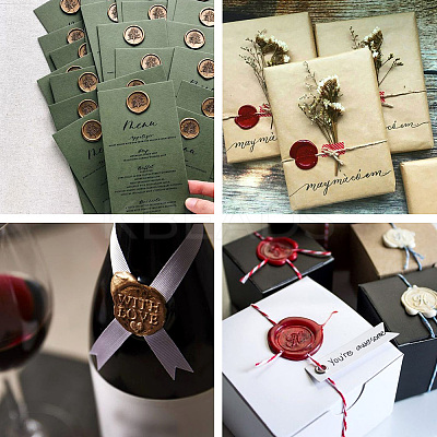 20Pcs 10 Colors Adhesive Wax Seal Stickers DIY-TA0003-49-1