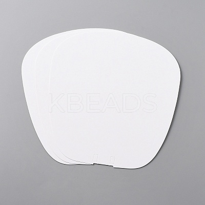 Blank Paper Fan Cardstocks DIY-WH0043-70-1