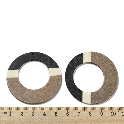Resin & Walnut Wood Pendants RESI-XCP0002-16E-1
