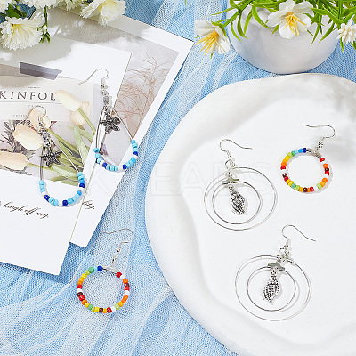 DIY Ocean Theme Earring Making Kit DIY-AR0003-30-1