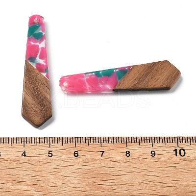 Resin and Walnut Pendants FIND-R051-06E-1