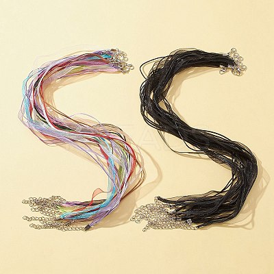 20Pcs 2-Strand Waxed Cord Necklace Making DIY-FS0003-93-1