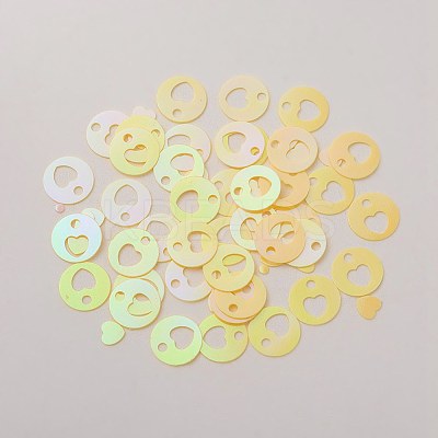Ornament Accessories Plastic Paillette/Sequins Charms LS-X-PVC-E001-11-RC01-1