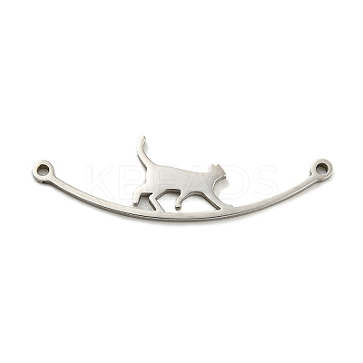 Non-Tarnish 304 Stainless Steel Connector Charms STAS-Q255-02P-1