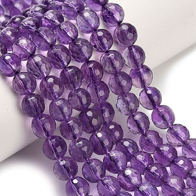 Natural Amethyst Beads Strands G-H329-D01-6mm-1