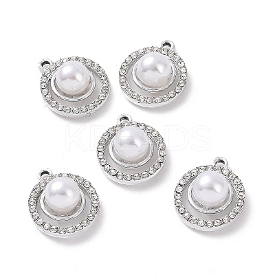 Alloy Crystal Rhinestone Pendants ALRI-H004-14P-1