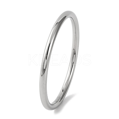 Plain 304 Stainless Steel Bangles for Women BJEW-B104-32B-P-1