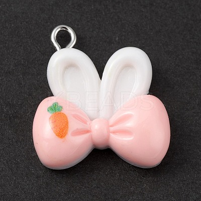 Opaque Resin Pendants LS-RESI-D064-02P-10-1
